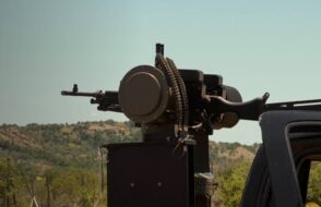 The Marines Take Allen Control Systems’ Counter-Drone Machine Gun Mobile